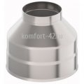 Оголовок без зонта, ф 200x270, AISI 321/430,1мм/0,5мм